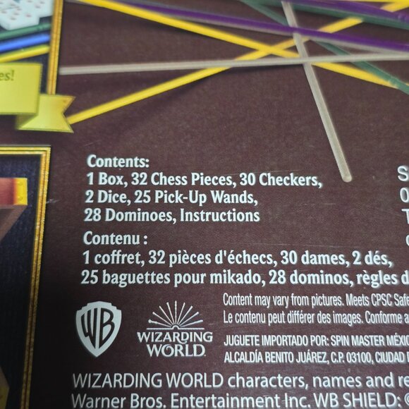 Wizarding World of Harry Potter Trunk of Games 5-in-1 Wooden - Brand New - Picture 6 of 6